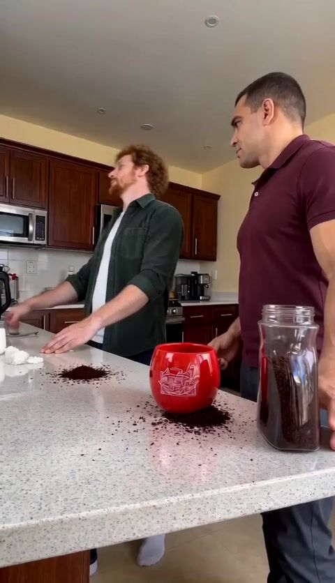 Moment 3 of the coffee making ai video